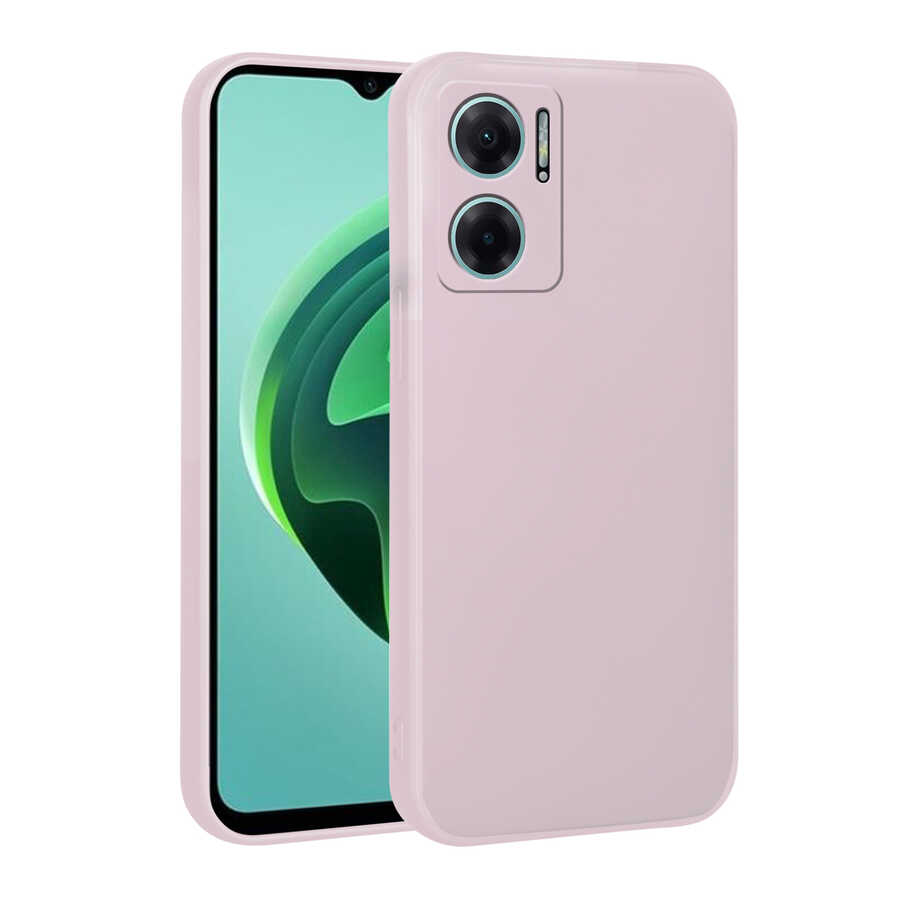 Xiaomi Redmi Note 11E Kılıf Zore Premier Silikon Kapak Rose Gold