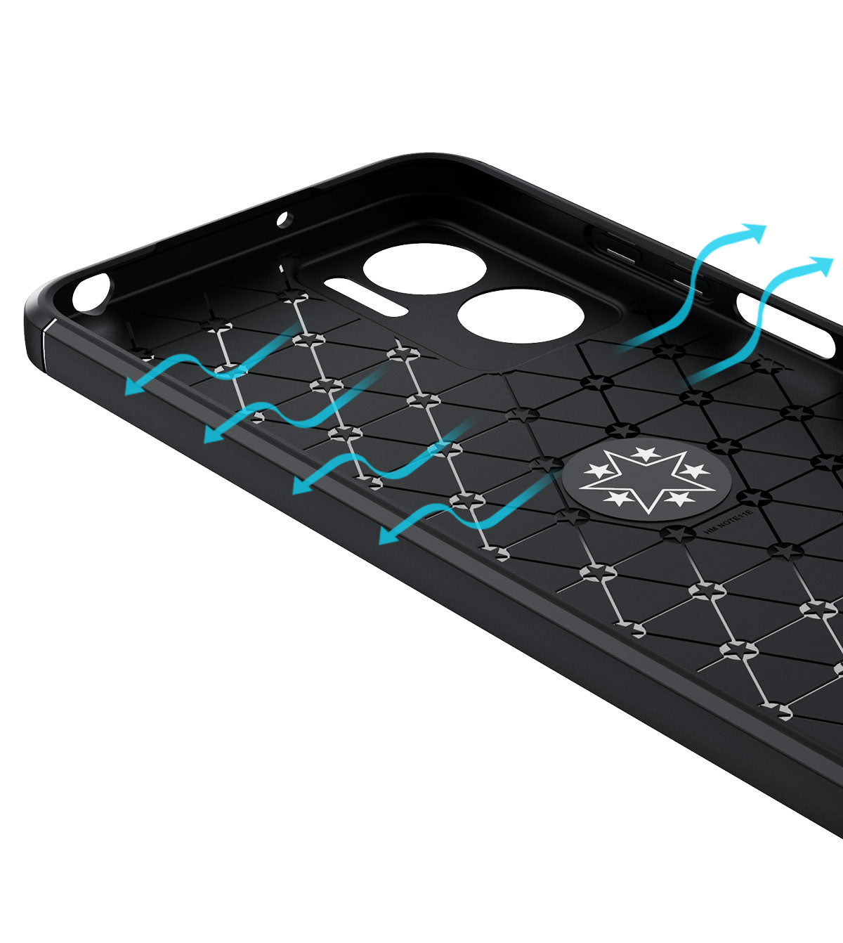 Xiaomi Redmi Note 11E Kılıf Zore Ravel Silikon Kapak Mavi