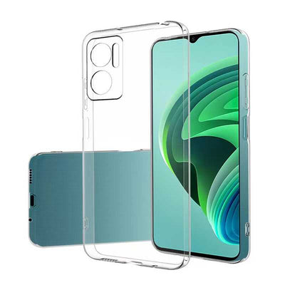 Xiaomi Redmi Note 11E Kılıf Zore Süper Silikon Kapak Renksiz