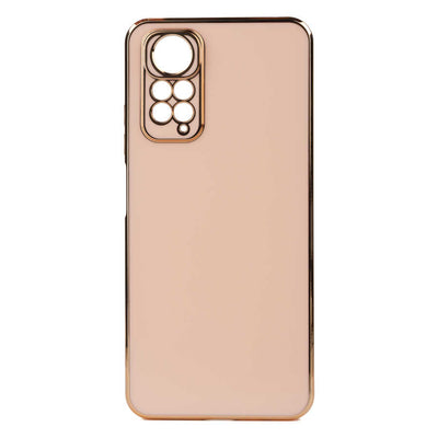 Xiaomi Redmi Note 11S Global Kılıf Zore Bark Kapak Rose Gold