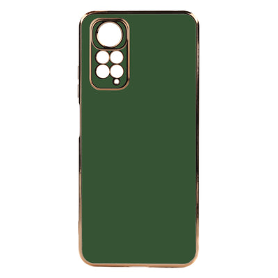 Xiaomi Redmi Note 11S Global Kılıf Zore Bark Kapak Koyu Yeşil