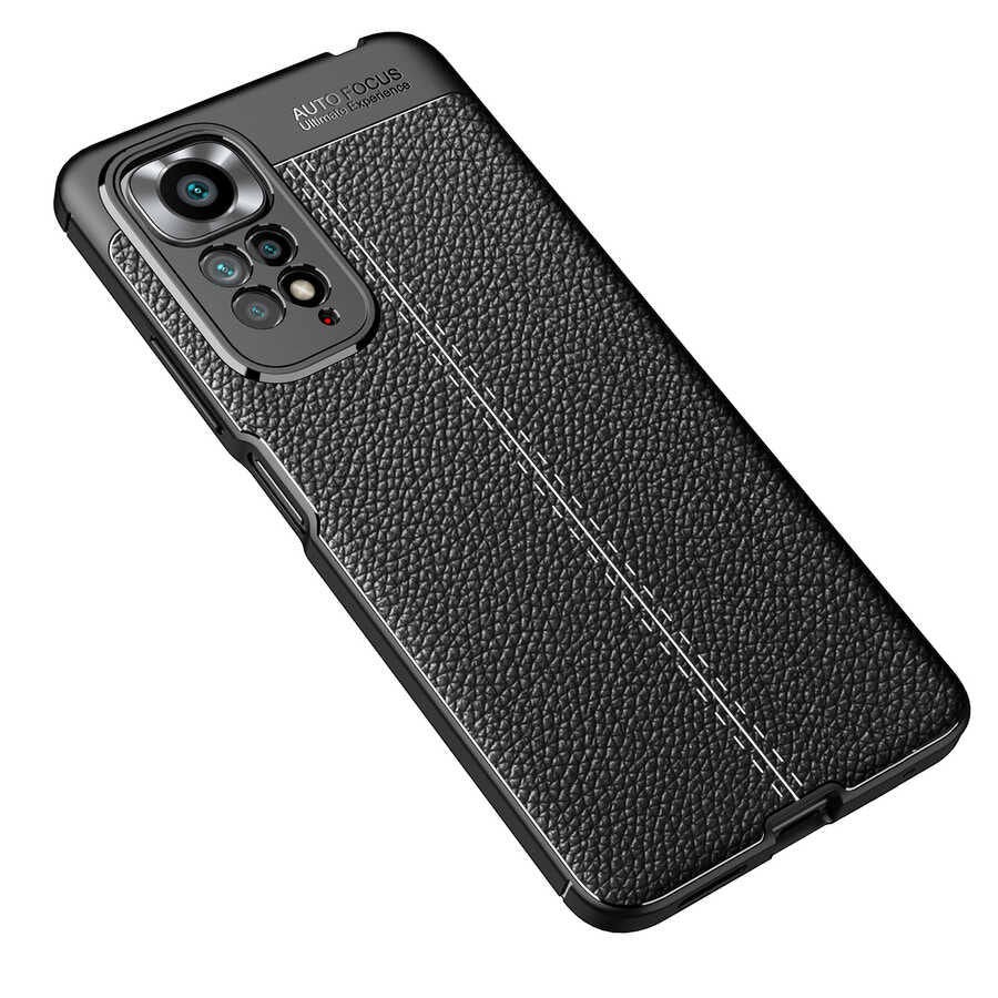 Xiaomi Redmi Note 11S Global Kılıf Zore Niss Silikon Kapak Siyah