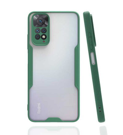 Xiaomi Redmi Note 11S Global Kılıf Zore Parfe Kapak Mavi