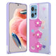 Xiaomi Redmi Note 12 4G Kılıf Parlayan Simli Kabartma Figürlü Zore Cevze Kapak