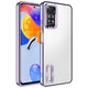 Xiaomi Redmi Note 12 Pro 4G Kılıf Kamera Korumalı Logo Gösteren Zore Omega Kapak Lila