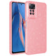 Xiaomi Redmi Note 12 Pro 4G Kılıf Kamera Korumalı Simli Lüks Zore Koton Kapak Pembe