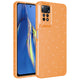 Xiaomi Redmi Note 12 Pro 4G Kılıf Kamera Korumalı Simli Lüks Zore Koton Kapak Turuncu
