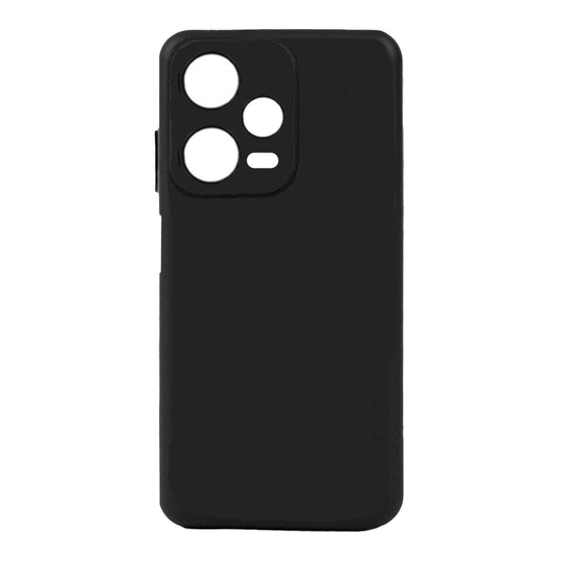 Xiaomi Redmi Note 12 Pro 5G Kılıf Zore Biye Silikon Siyah