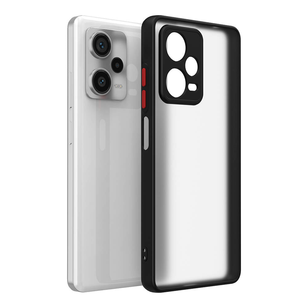 Xiaomi Redmi Note 12 Pro Plus 5G Kılıf Zore Hux Kapak Lacivert