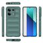 Xiaomi Redmi Note 13 4G Kılıf Esnek TPU Oyuklu Arka Yüzey Tasarımlı Zore Etnik Silikon Kapak Siyah