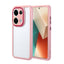 Xiaomi Redmi Note 13 4G Kılıf Kamera Korumalı Renkli Kenar ve Çerçeve Tasarımlı Zore Vitamin Kapak Mürdüm