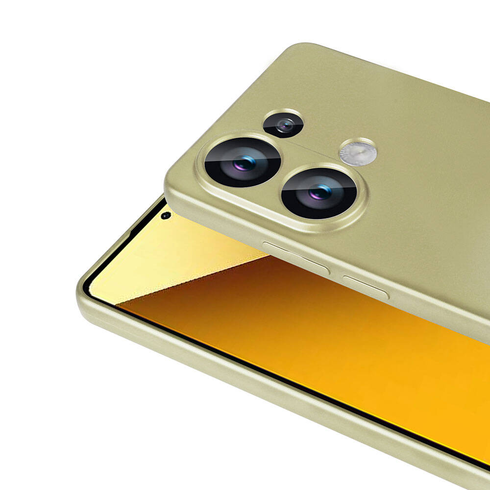 Xiaomi Redmi Note 13 4G Kılıf Zore Premier Silikon Kapak Kırmızı