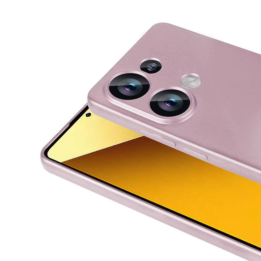 Xiaomi Redmi Note 13 4G Kılıf Zore Premier Silikon Kapak Kırmızı