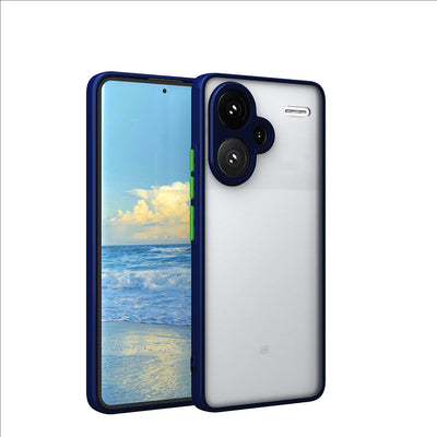 Xiaomi Redmi Note 13 5G Kılıf Zore Hux Kapak Lacivert