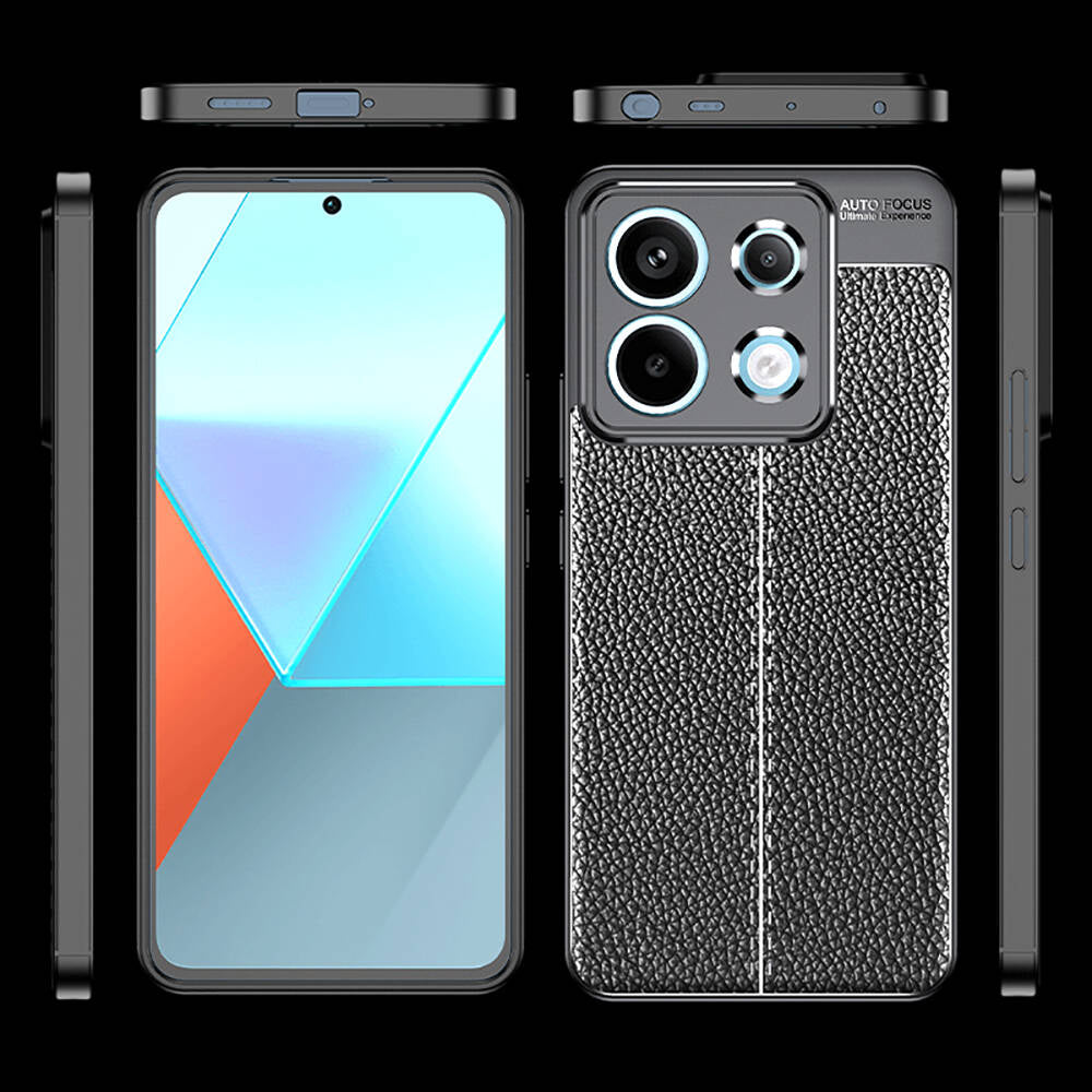 Xiaomi Redmi Note 13 5G Kılıf Zore Niss Silikon Kapak Siyah