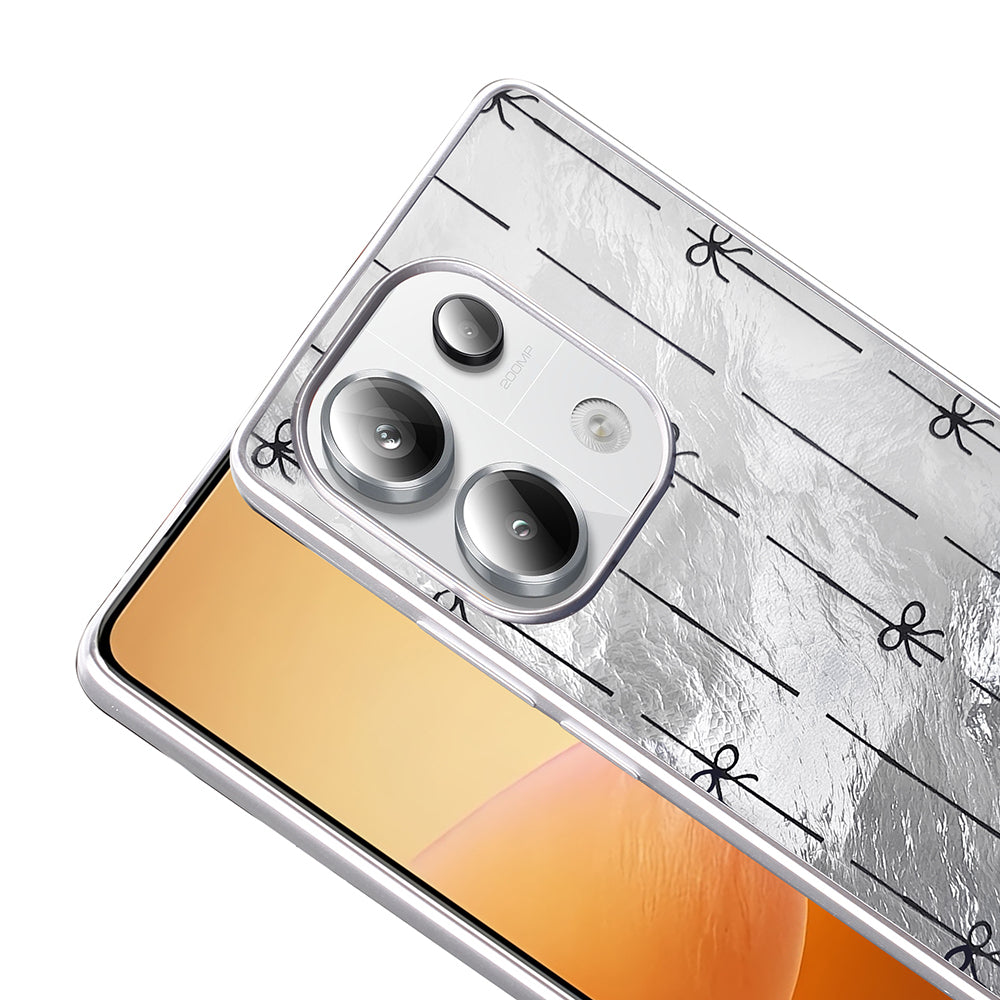 Xiaomi Redmi Note 13 Pro 4G Kılıf Desenli Zore Mep Kapak İncili Fiyonk