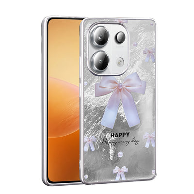 Xiaomi Redmi Note 13 Pro 4G Kılıf Desenli Zore Mep Kapak İncili Fiyonk