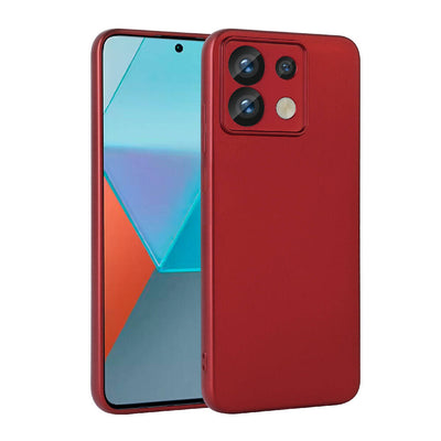 Xiaomi Redmi Note 13 Pro 5G Kılıf Zore Premier Silikon Kapak Mürdüm