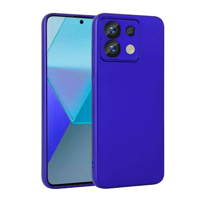Xiaomi Redmi Note 13 Pro 5G Kılıf Zore Premier Silikon Kapak Saks Mavi
