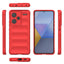 Xiaomi Redmi Note 13 Pro Plus 5G Kılıf Esnek TPU Oyuklu Arka Yüzey Tasarımlı Zore Etnik Silikon Kapak Kırmızı