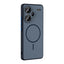 Xiaomi Redmi Note 13 Pro Plus 5G Kılıf M-safe Şarj Özellikli Zore Tea Kapak Lacivert
