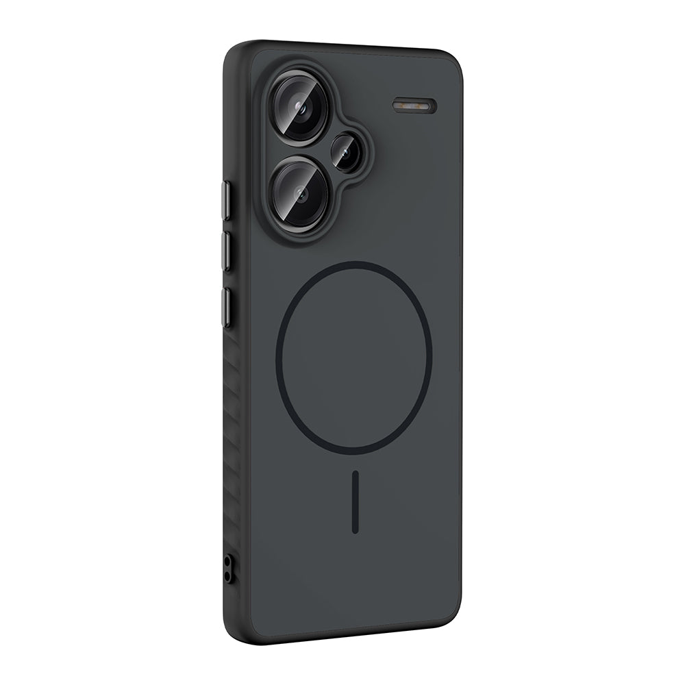 Xiaomi Redmi Note 13 Pro Plus 5G Kılıf M-safe Şarj Özellikli Zore Tea Kapak Gold
