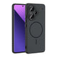 Xiaomi Redmi Note 13 Pro Plus 5G Kılıf M-safe Şarj Özellikli Zore Tea Kapak Siyah