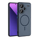 Xiaomi Redmi Note 13 Pro Plus 5G Kılıf M-safe Şarj Özellikli Zore Tea Kapak Lacivert