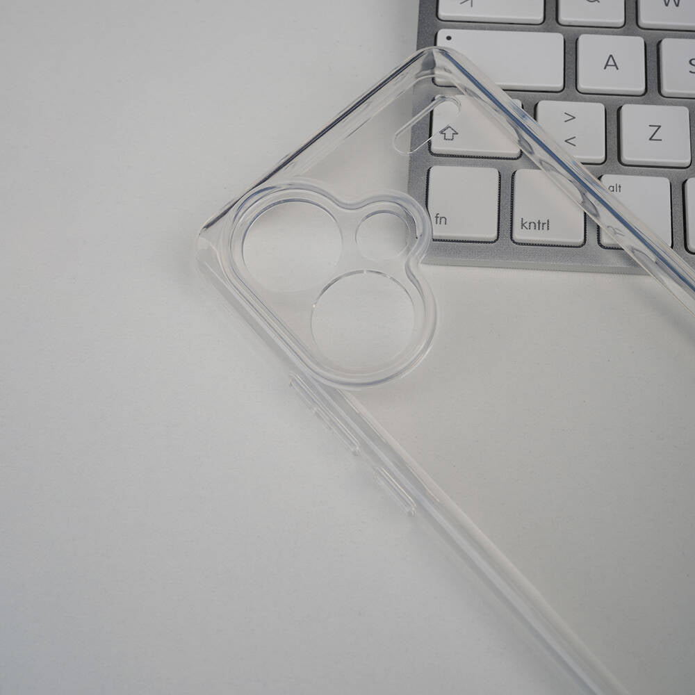 Xiaomi Redmi Note 13 Pro Plus 5G Kılıf Zore 2mm Anti Shock Silikon Şeffaf