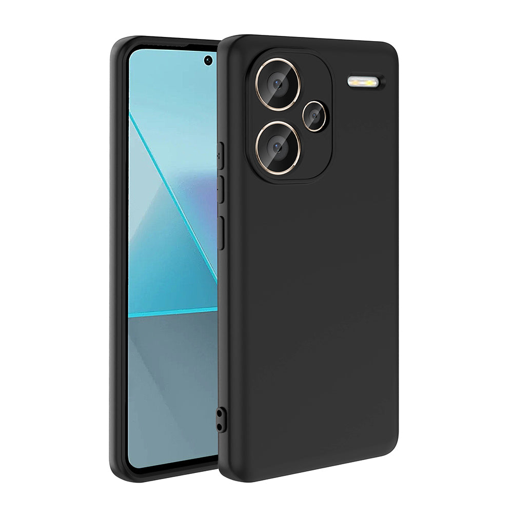 Xiaomi Redmi Note 13 Pro Plus 5G Kılıf Zore Mara Lansman Kapak Siyah