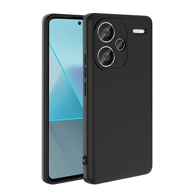 Xiaomi Redmi Note 13 Pro Plus 5G Kılıf Zore Mara Lansman Kapak Siyah