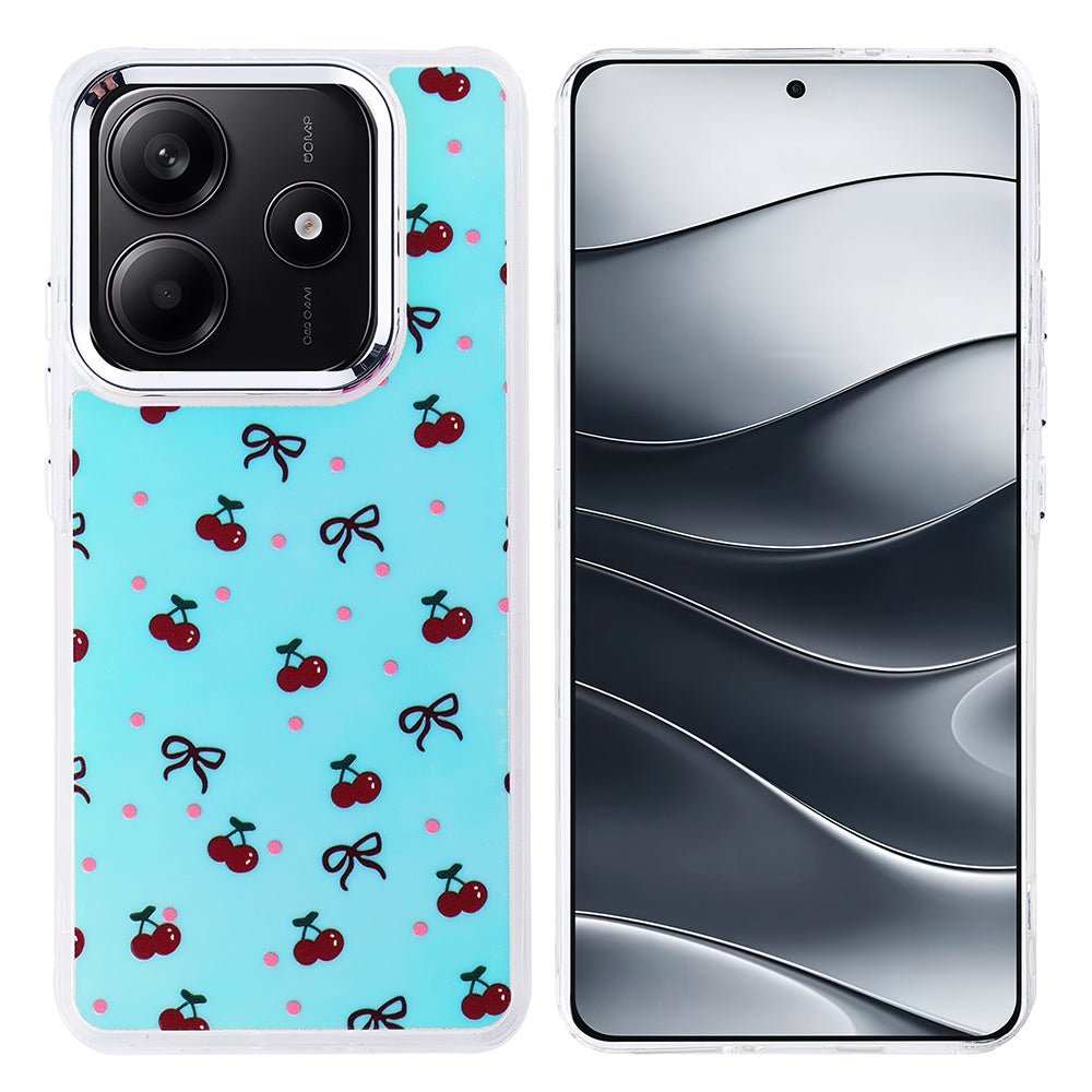 Xiaomi Redmi Note 14 4G Kılıf Airbag Tasarımlı Zore Hadra Kapak Kiraz