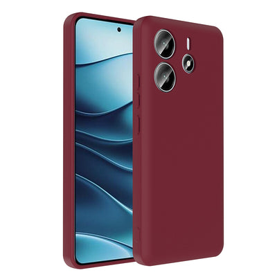 Xiaomi Redmi Note 14 4G Kılıf Kamera Korumalı Kartlık Hazneli Zore Vitra Kapak Pembe