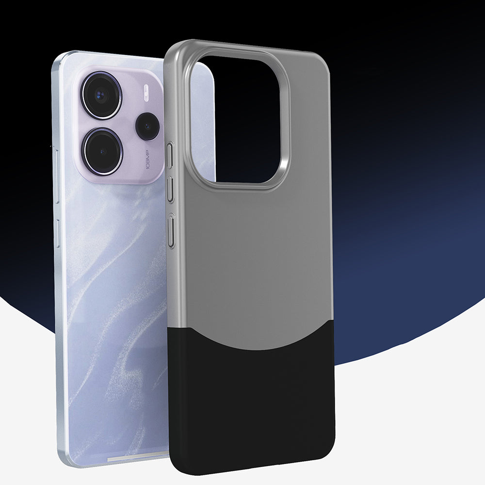 Xiaomi Redmi Note 14 4G Kılıf Mıknatıslı Zore Duble Kapak Siyah