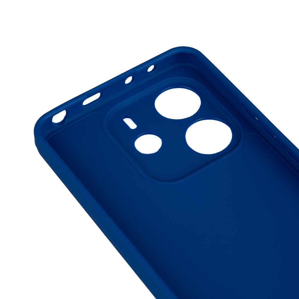 Xiaomi Redmi Note 14 4G Kılıf Zore Biye Silikon Mavi
