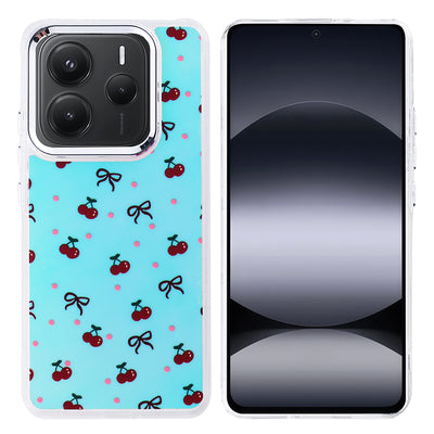 Xiaomi Redmi Note 14 5G Kılıf Airbag Tasarımlı Zore Hadra Kapak Kiraz