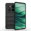 Xiaomi Redmi Note 14 5G Kılıf Esnek TPU Oyuklu Arka Yüzey Tasarımlı Zore Etnik Silikon Kapak Siyah