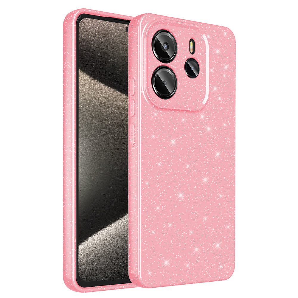 Xiaomi Redmi Note 14 5G Kılıf Kamera Korumalı Simli Lüks Zore Koton Kapak Siyah