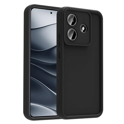 Xiaomi Redmi Note 14 5G Kılıf Kamera Korumalı Zore Ananas Kapak Siyah