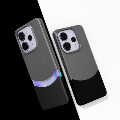 Xiaomi Redmi Note 14 5G Kılıf Mıknatıslı Zore Duble Kapak Siyah