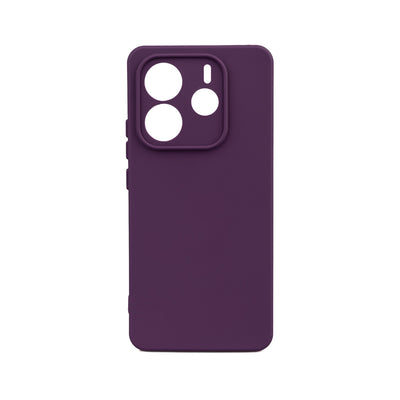 Xiaomi Redmi Note 14 5G Kılıf Zore Biye Silikon Mor