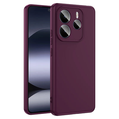 Xiaomi Redmi Note 14 5G Kılıf Zore Mara Lansman Kapak Koyu Mor