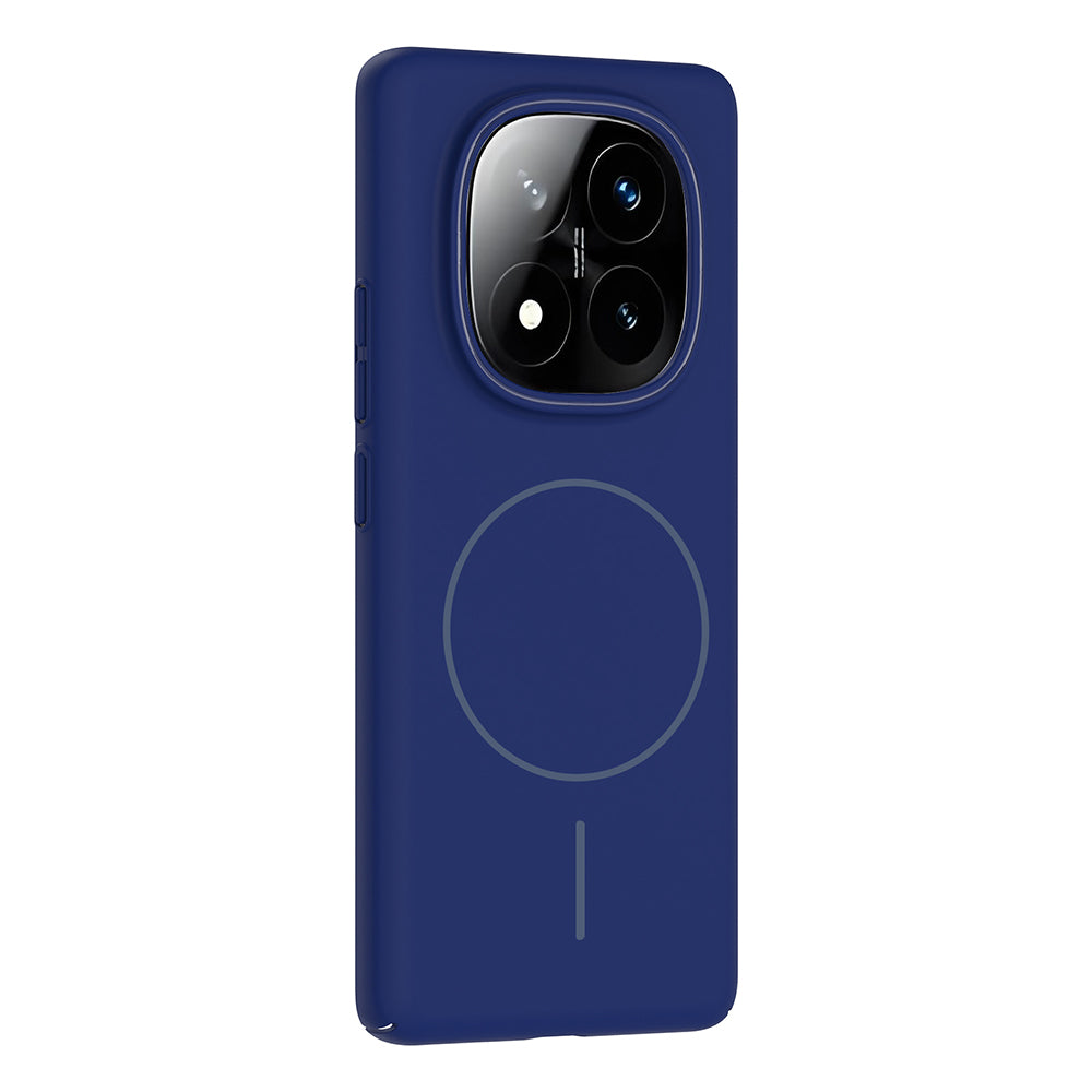 Xiaomi Redmi Note 14 Pro 4G Kılıf M-safe Şarj Özellikli Zore Ruby Sert Kapak Desert Titanyum