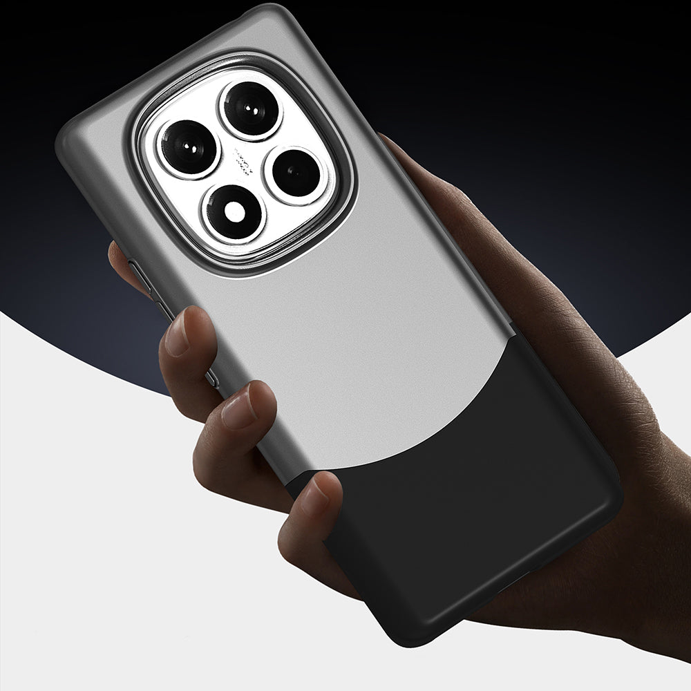 Xiaomi Redmi Note 14 Pro 4G Kılıf Mıknatıslı Zore Duble Kapak Gri