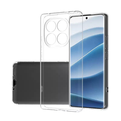 Xiaomi Redmi Note 14 Pro 4G Kılıf Zore Süper Silikon Kapak Şeffaf