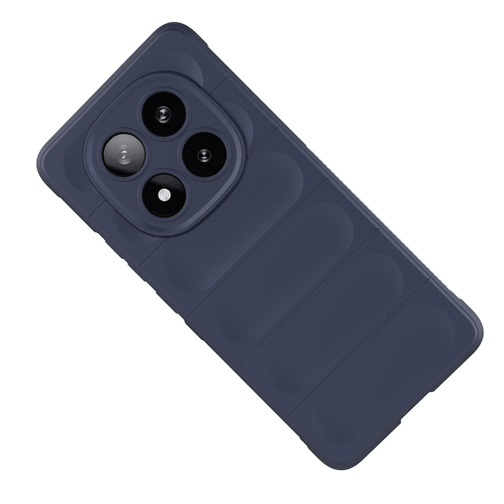 Xiaomi Redmi Note 14 Pro 5G Kılıf Esnek TPU Oyuklu Arka Yüzey Tasarımlı Zore Etnik Silikon Kapak Siyah