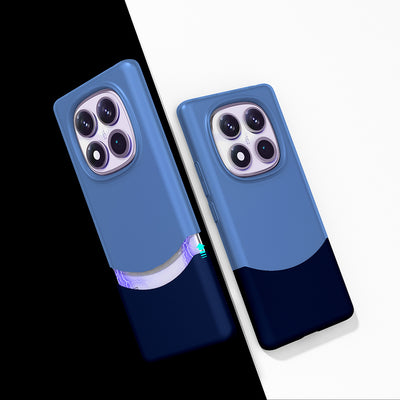 Xiaomi Redmi Note 14 Pro 5G Kılıf Mıknatıslı Zore Duble Kapak Lacivert