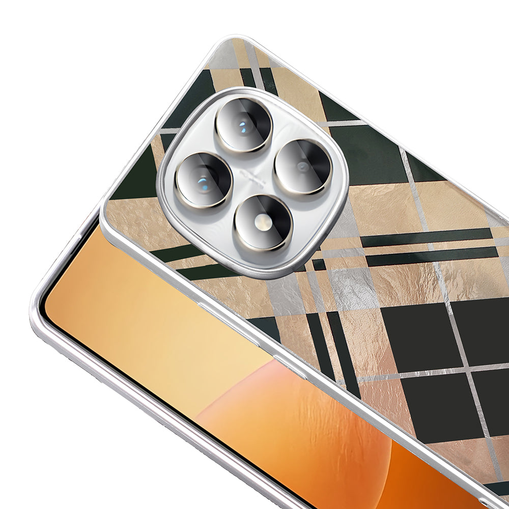 Xiaomi Redmi Note 14 Pro Plus Kılıf Desenli Zore Mep Kapak Gri Leopar