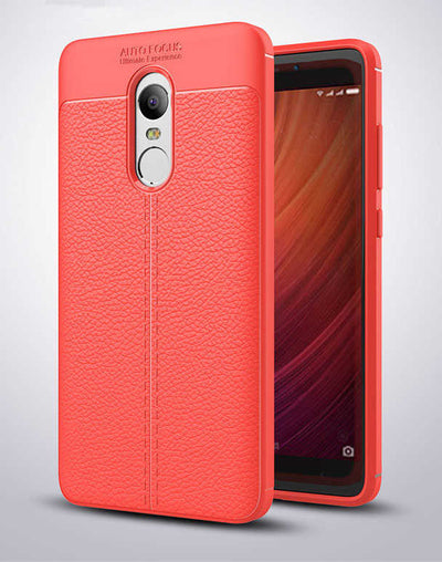 Xiaomi Redmi Note 4x Kılıf Zore Niss Silikon Kapak Kırmızı