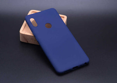 Xiaomi Redmi Note 5 Pro Kılıf Zore Premier Silikon Kapak Lacivert